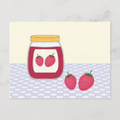 Homemade Strawberry Jam Briefkaart (Voorkant)
