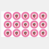 Homemade Strawberry Jam Jelly PReserves Labels (Vel)