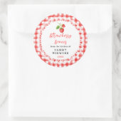 Homemade Strawberry Scones Label (Tas)