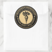 Homemade Sugar Beet Molasses Label Sjabloon (Tas)