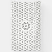 Homemade suikerbakkerij logo aangepast wit spandoek (Verticaal)