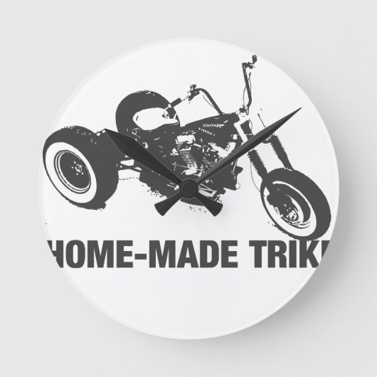 Homemade trike ronde klok (Voorkant)