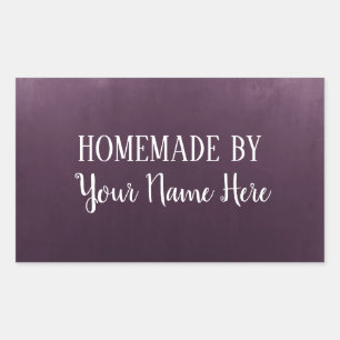 Homemade van Bakery Cookie Cake  Blackboard Rechthoekige Sticker