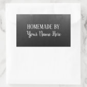 Homemade van Bakery Cookie Cake  Blackboard Rechthoekige Sticker (Tas)