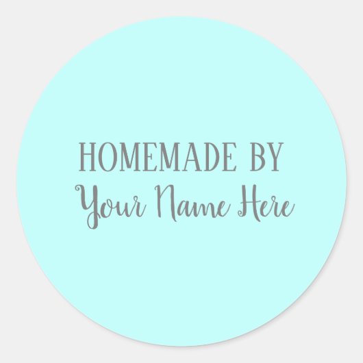 Homemade van Bakery Cookie Cake Bright Fun Ronde Sticker (Voorkant)