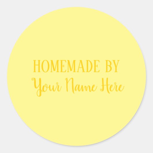Homemade van Bakery Cookie Cake Bright Fun Ronde Sticker (Voorkant)