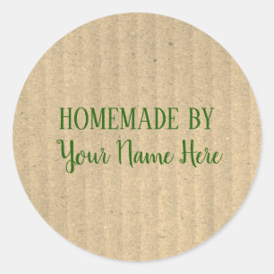 Homemade van Bakery Cookie Cake  Craft Ronde Sticker