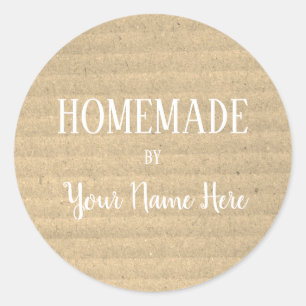 Homemade van Bakery Cookie Cake  Craft Ronde Sticker