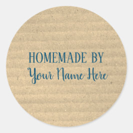 Homemade van Bakery Cookie Cake  Craft Ronde Sticker