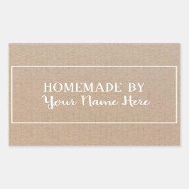 Homemade van Cookie Cake  Craft Rechthoekige Sticker