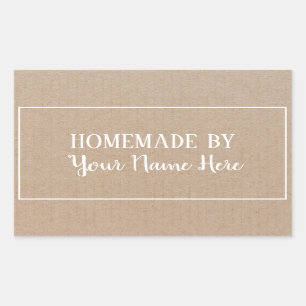 Homemade van Cookie Cake  Craft Rechthoekige Sticker