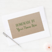 Homemade van Cookie Cake  Craft Rechthoekige Sticker (Envelop)