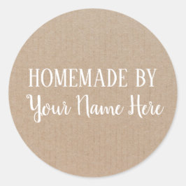 Homemade van Cookie Cake  Craft Ronde Sticker