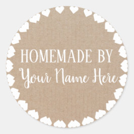 Homemade van Cookie Cake  Craft Ronde Sticker