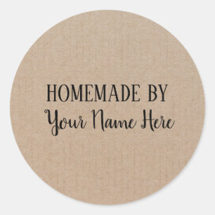 Homemade van Cookie Cake Craft Ronde Sticker