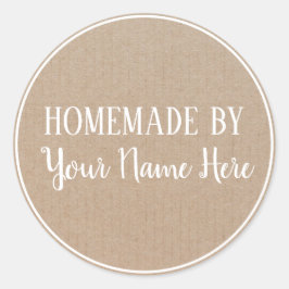 Homemade van Cookie Cake  Craft Ronde Sticker