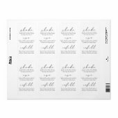 Homemade Vanilla Extract Instructies Etiket (Full Sheet)