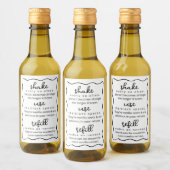 Homemade Vanilla Extract Instructions Doodle Label Wijn Etiket (Flessen)