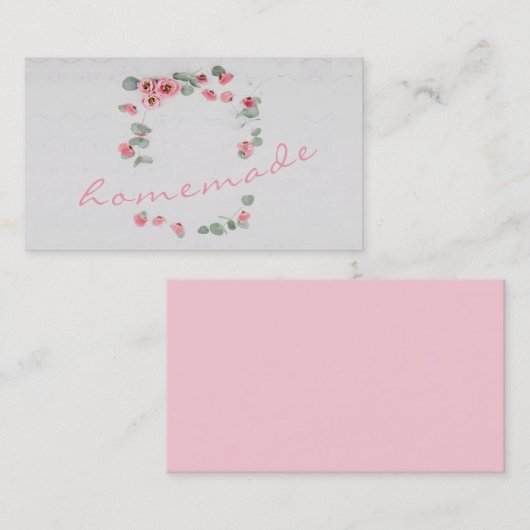 Homemade Visitekaartjes (Voorkant / Achterkant)
