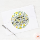 Homemade Vodka Lemonade Ronde Sticker (Envelop)