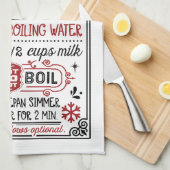 Homemade warme cacao recept | boerderij theedoek (Quarter Fold)