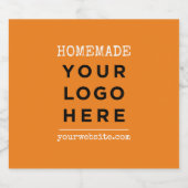 Homemade website Uw zakelijke Logo Bier Etiket (Enkel label)