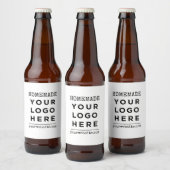 Homemade website Uw zakelijke Logo Bier Etiket (Flessen)