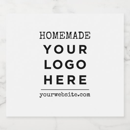 Homemade website Uw zakelijke Logo Bier Etiket (Enkel label)