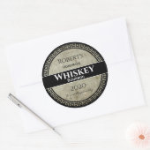 Homemade Whiskey Persoonlijke Ronde Sticker (Envelop)