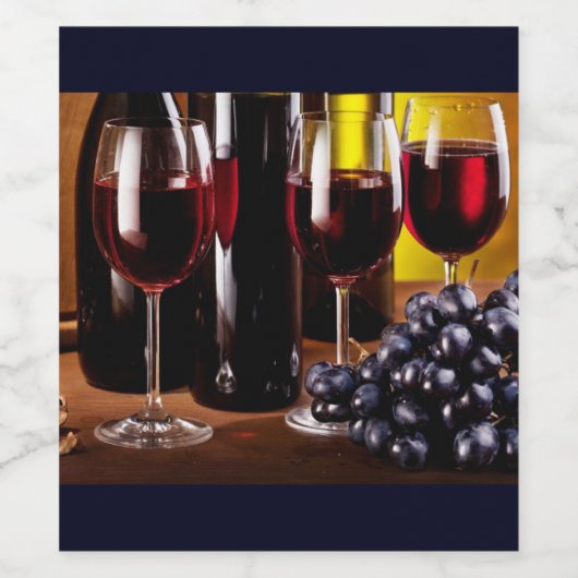 Homemade Wijn Etiket (Enkel label)