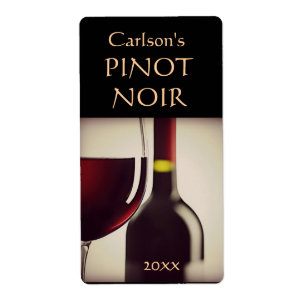 Homemade Wine Labels (verticaal)