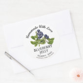 Homemade with Love Blueberry Jelly Summer 202x Ronde Sticker (Envelop)