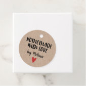 Homemade with Love Kraft gepersonaliseerd Bedankjes Labels (In situ)
