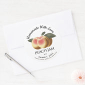  Homemade With Love Peach Jam Summer 202X Ronde Sticker (Envelop)