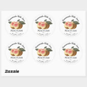  Homemade With Love Peach Jam Summer 202X Ronde Sticker (Vel)
