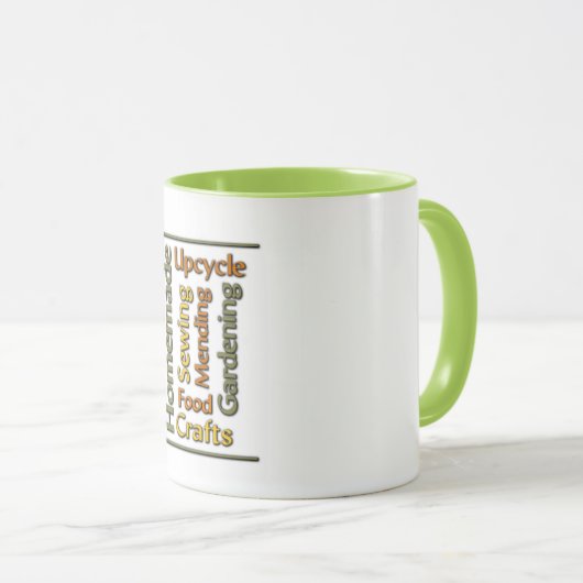 Homemade Word Art Mok (Voorkant rechts)