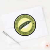  Homemade Zucchini Bread Sjabloon Ronde Sticker (Envelop)