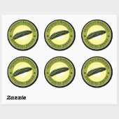  Homemade Zucchini Bread Sjabloon Ronde Sticker (Vel)