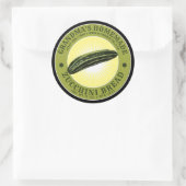  Homemade Zucchini Bread Sjabloon Ronde Sticker (Tas)