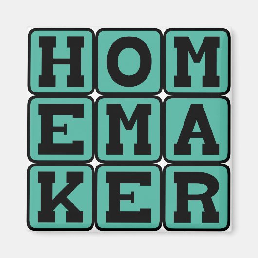 Homemaker, binnenlandse godin magneet (Voorkant)