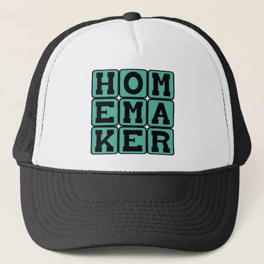 Homemaker, binnenlandse godin trucker pet (Voorkant)