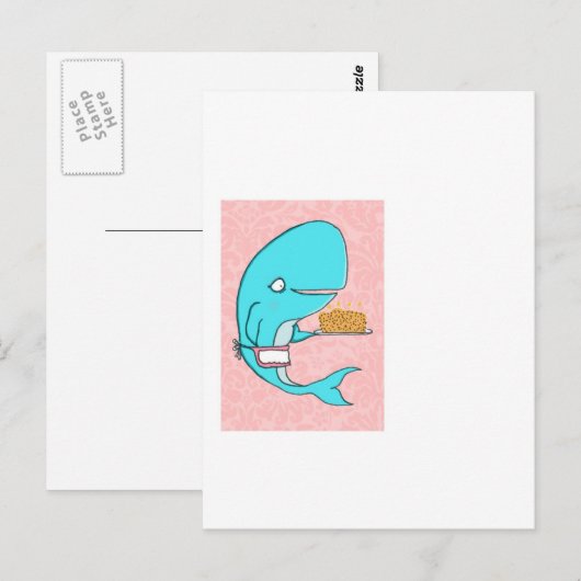 Homemaker groothandel, moeder van krilltaart briefkaart (Voorkant / Achterkant)