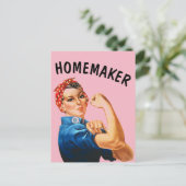 HOMEMAKER RETRO ROSIE DE BRIEFKAARTEN VAN DE RIVET (Staand voorkant)