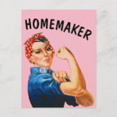 HOMEMAKER RETRO ROSIE DE BRIEFKAARTEN VAN DE RIVET (Voorkant)