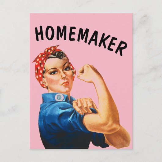 HOMEMAKER RETRO ROSIE DE BRIEFKAARTEN VAN DE RIVET (Voorkant)