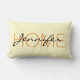 Homemonogram crème kussen