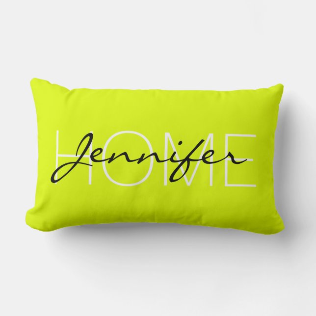 Homemonogram voor Chartreuse (traditioneel) kleur Kussen (Voorkant)