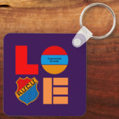 Homenetmen Հ.Մ.Ը.Մ. Button Sleutelhanger (Achterkant)