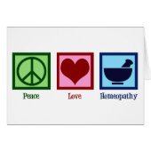 Homeopath Peace Love Homeopathie (Voorkant Horizontaal)