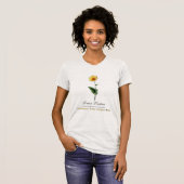 Homeopathie Arnica Montana  T-shirt (Voorkant volledig)